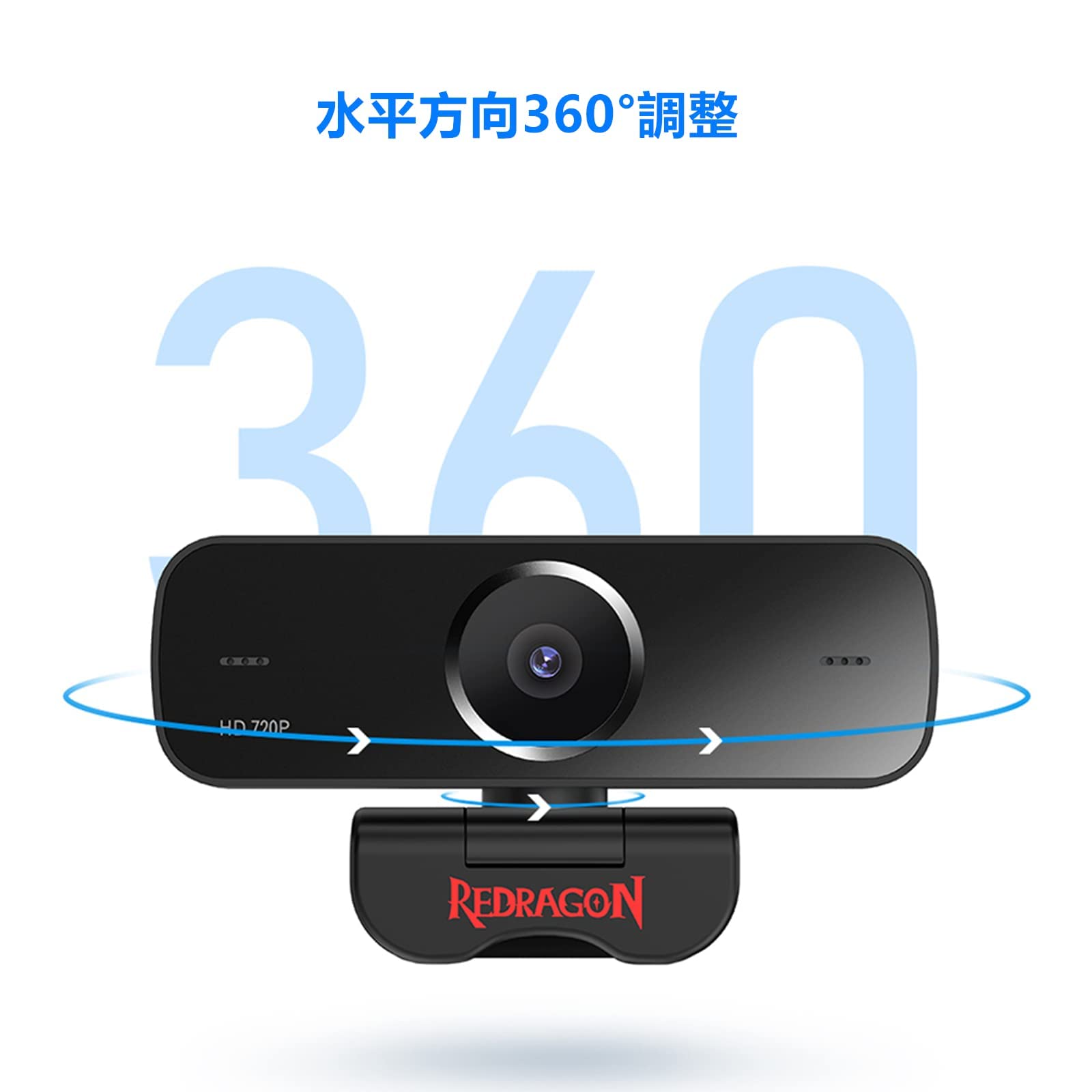 Amazon.co.jp: Redragon GW600 Webカメラ ウェブカメラ デュアルマイク